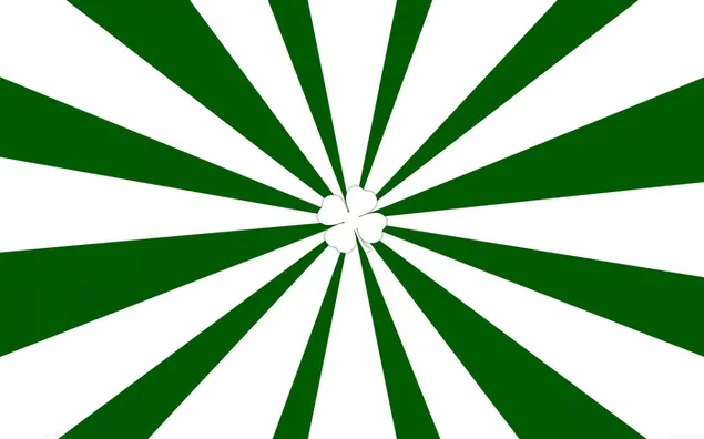 Saint Patrick's Day - Green and white stripes