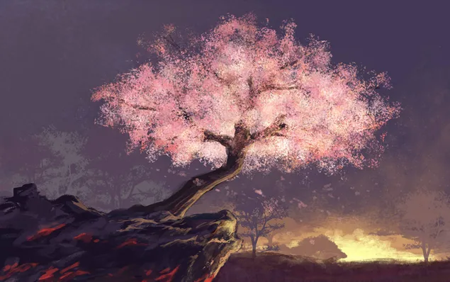 Sakura-Blüten-Baum herunterladen