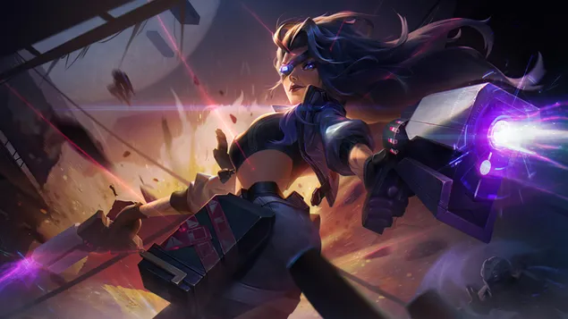 'Samira' Splash Art - Liga der Legenden (LOL) herunterladen
