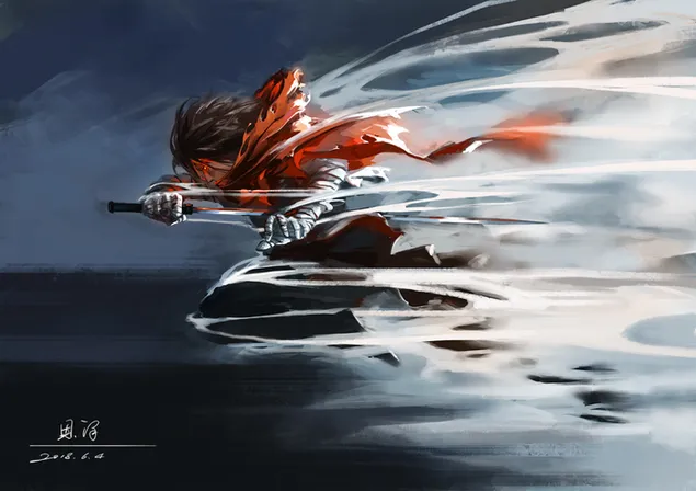 פלאש סמוראי HD טפט