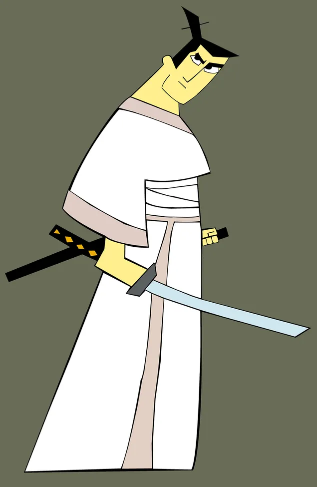 Samurai Jack anime dibujos animados magia espada pentagrama descargar