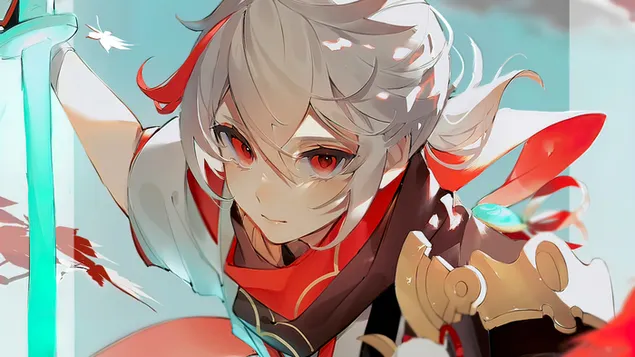 Шпалери Samurai 'Kazuha' - Genshin Impact (аніме-відеогра) 4K