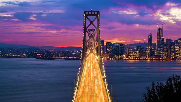 San Francisco Bridge Time-lapsed 4K baggrundsbillede