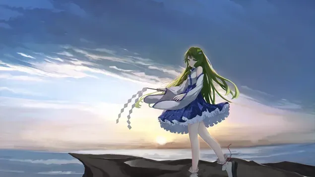 sanae kochiya fra touhou nedlasting