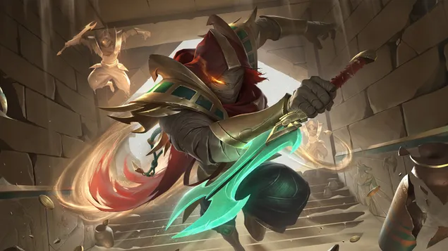 sand wraith 'pyke' (legends of runeterra) - league of legends (lol) download