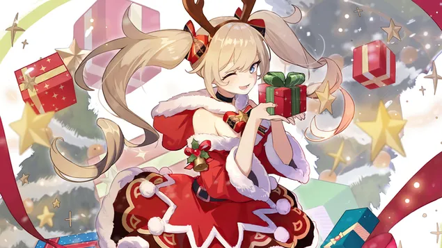 Santa Girl 'Barbara' | Genshin Impact (Anime Video Game) download