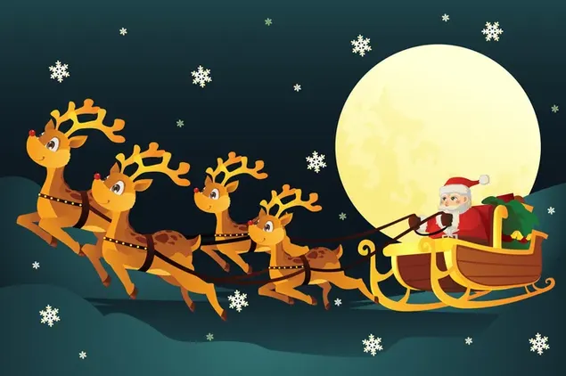 Santa's Raindeer tekenfilm