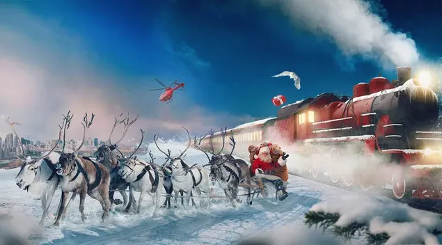 Santa's Raindeer rychleji než vlak stáhnout