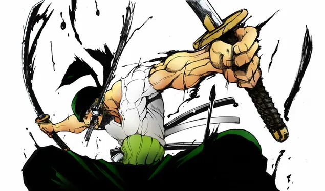 Santoryu Zoro dari One Piece HD wallpaper