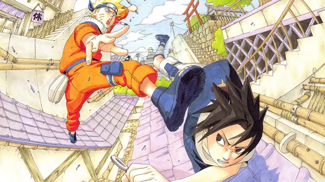 Sasuke Uchiha vs.Naruto Uzumaki 