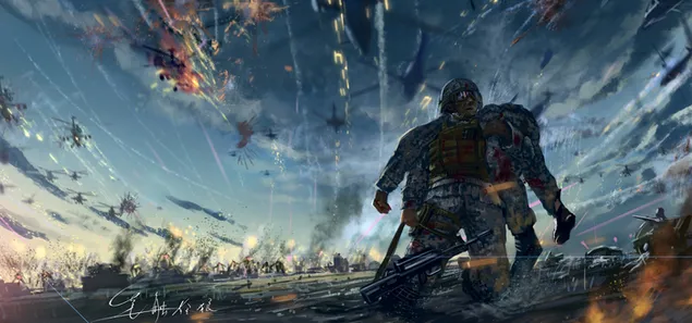 Salvare il compagno 2K sfondo