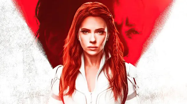 Taustpilt Scarlett Johansson MCU musta lese rollis 4K