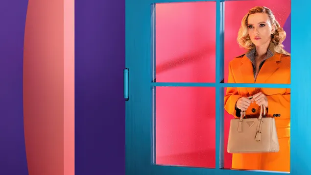 스칼렛 요한슨 - 프라다 촬영 4K 배경화면