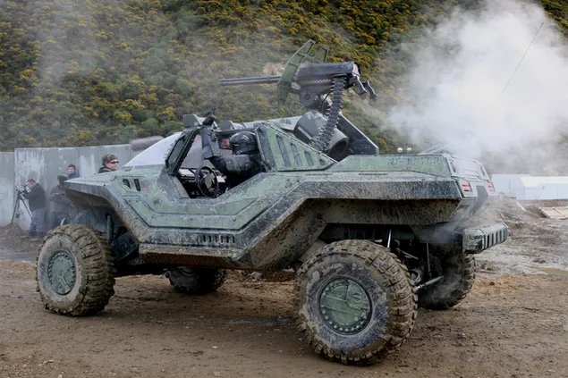 科幻軍用吉普車 2K 壁紙