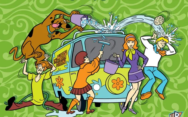 스쿠비두 세차장 2K 배경화면