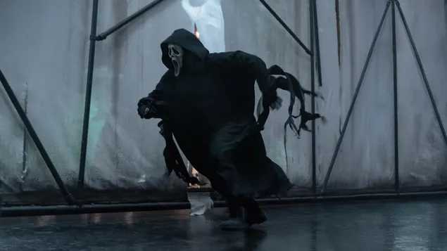 Scream VI filmen ghostface 4K bakgrund
