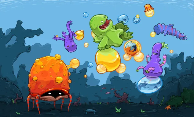 Seegelee-Monster 2K Hintergrundbild