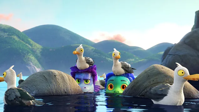 Monstruo Marino 'Luca con Alberto' | Película de Disney X Pixar 'LUCA' (2021)