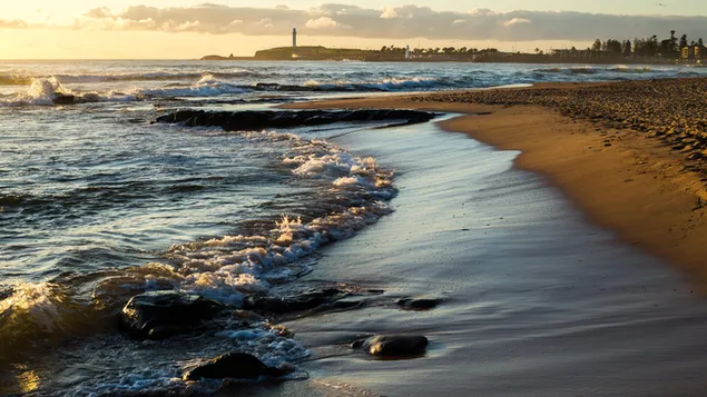 חוף הים 4K טפט