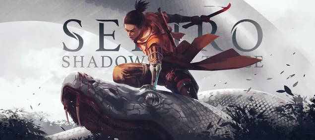 Taustakuva Sekiro: Shadows Die Twice - Sekiro vs Giant Snake 6K