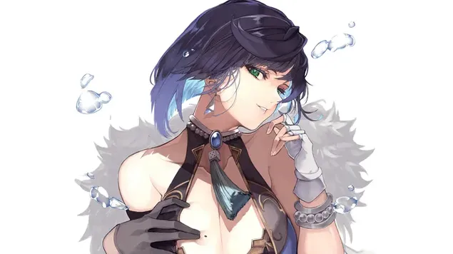 Sensual 'Yelan' - Genshin Impact (Videojuego Anime) descargar