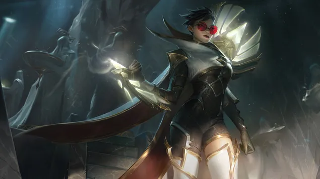 Sentinel 'Vayne' Splash Art - League of Legends (LOL) 8K fons de pantalla