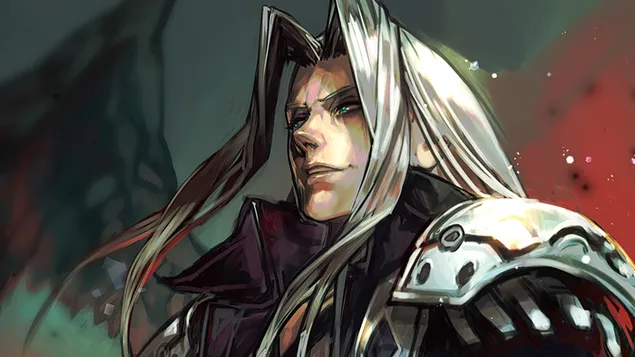 Páipéar balla Sephiroth (Comics Art) - Final Fantasy VII Remake [Cluiche Físeáin]4K