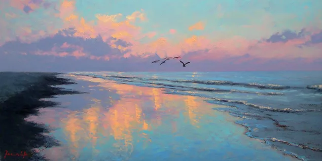 budeureoun padoga cineun saebyeogyi goyohan haebyeon daunrodeu