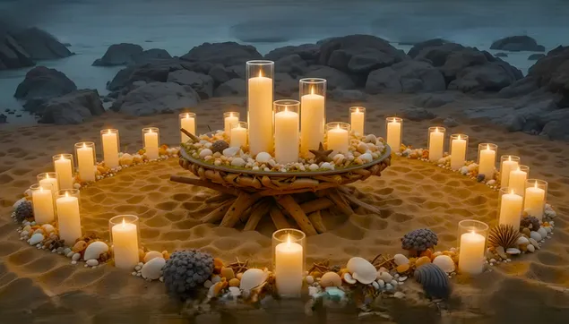 hwanghonnyeok jogaewa hamggehaneun goyohan haebyeon cosbul seokeul daunrodeu