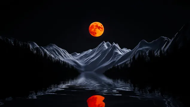 serene scheinheet vun enger moundliicht nuecht eroflueden