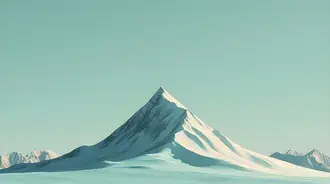 세레네 하이츠: 눈 덮인 고독의 고요한 엿보기 8K 배경화면