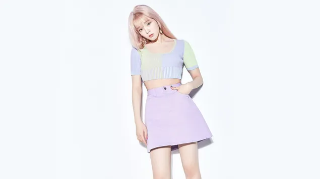 '오마이걸'의 '논스톱' MV 촬영(2020)의 승희 [K-Pop Band] 8K 배경화면