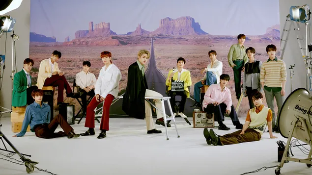 اعضای هفده | صفحه اصلی؛ اجرای MV Shoot (آلبوم ویژه نقطه ویرگول) کاغذدیواری  4K