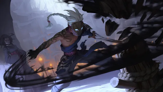 Схадов Аппрентице (Легендс оф Рунетерра) - Леагуе оф Легендс (ЛОЛ) 4K позадина