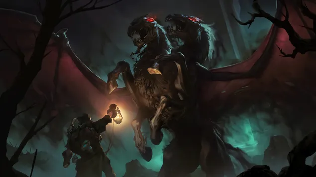 Shadow Isles 'Duskrider' (Legends of Runeterra) - League of Legends (LOL) 4K ozadje