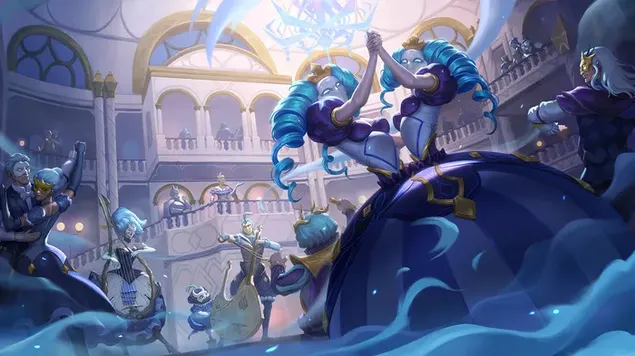 Shadow Isles “Mūžīgie dejotāji” — Leģendu līga (LOL) 4K fona tapete