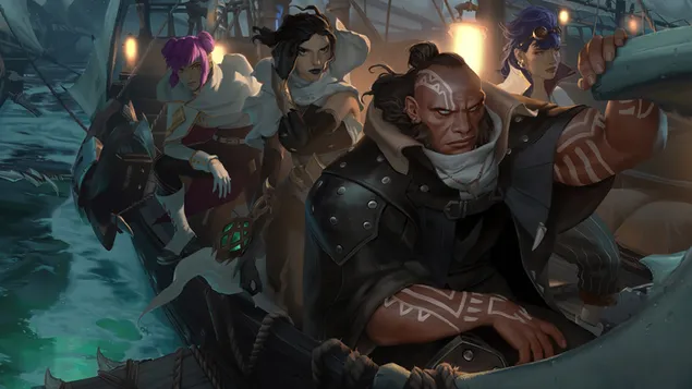 Shadow Isles Sentinel 'Buhru' (Legends of Runeterra) - 英雄聯盟 (LOL) 4K 壁紙