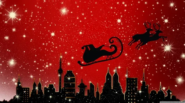 Taustpilt Jõuluvana ja vihmapõdra vari 2K