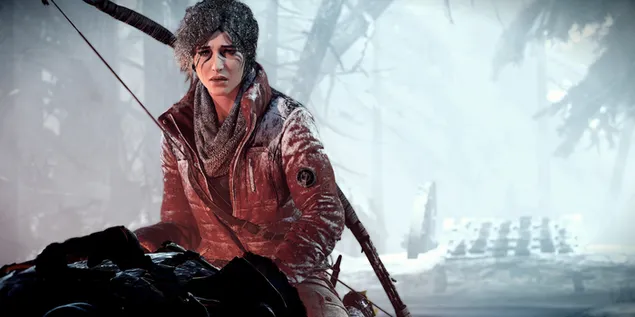 Shadow of the Tomb Raider (2019) - Lara Croft (pemanah) 4K wallpaper