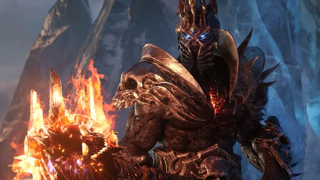 Hình nền Shadowlands 'Lich King' - World of Warcraft (WoW) 4K