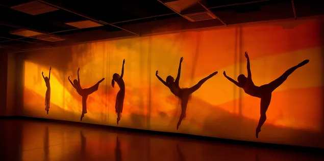 Schied a Bewegung 2K Tapeten