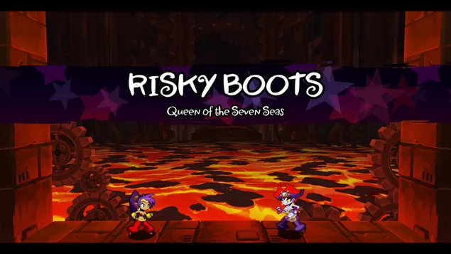 Shantae VS рискови ботуши 4K тапет