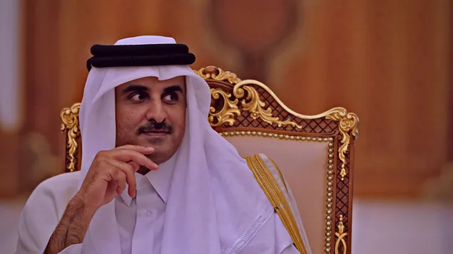 Sheikh Tamim - Emir de Qatar baixada