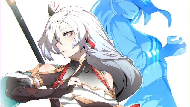 Hình nền Shenhe (Fanart) | Genshin Impact [Trò chơi điện tử trực tuyến] 4K