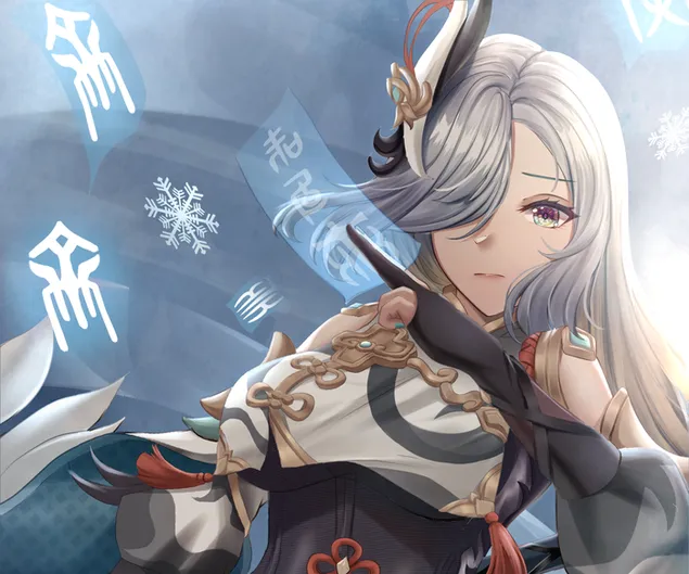 shenhe (genshin dopad) 3 stahnout