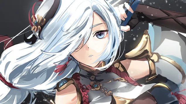 シェンヘ（ポールウェポンキャラクター）-原神インパクト（アニメビデオゲーム） 4K 壁紙