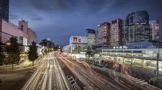 시나가와역 4K 배경화면