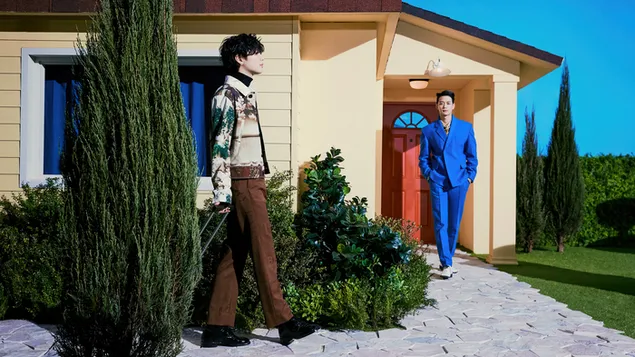 Min-ho SHINee dengan Taemin - Don't Call Me MV Shoot 4K kertas dinding