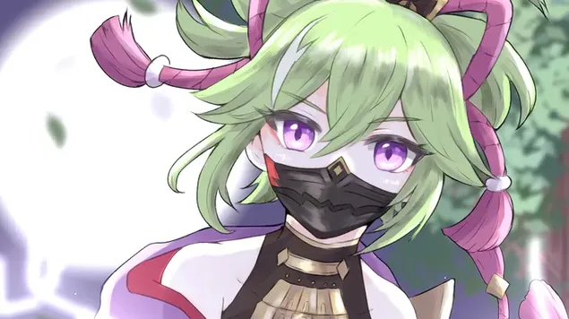 Shinobu (Karakter Elektro) | Genshin Impact (Game Video Anime) 4K wallpaper