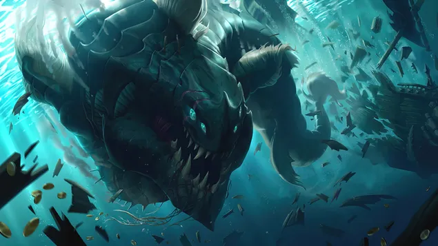 Ταπετσαρία Ship Wrecker 'Jaull' (Legends of Runeterra) - League of Legends (LOL) 4K